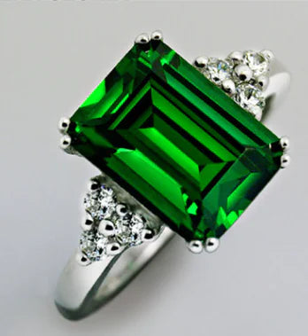 Square Haoshi Stone Ring