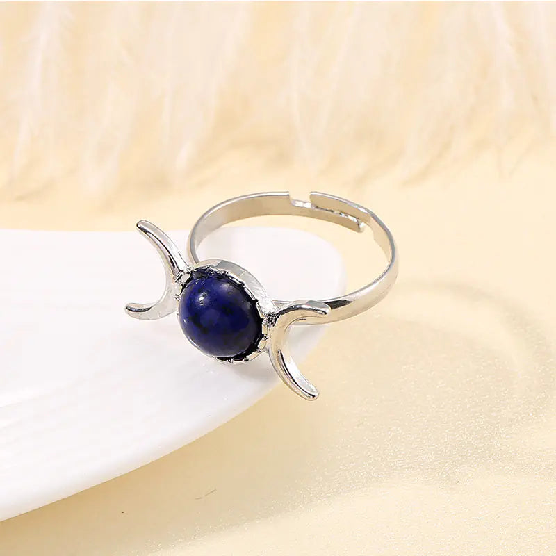 Vintage Women's Natural Stone Fashion Ring