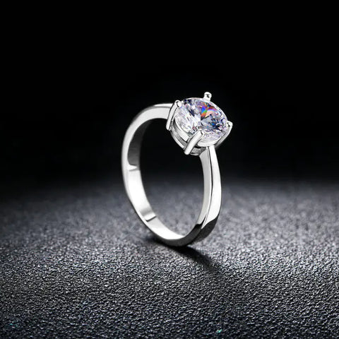 Rose Gold Zircon Stone Fashion Wedding Ring