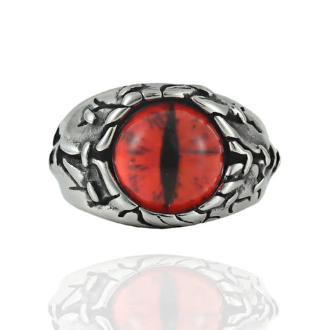 Titanium Steel Multicolor Stone Ring for Men 24058