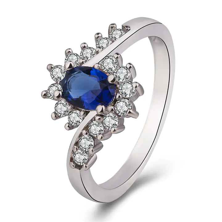 Elegant Oval Main Stone Ring