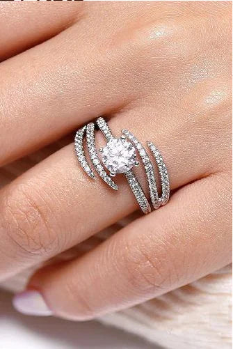 Multi-Layer Zirconia Stone Ring