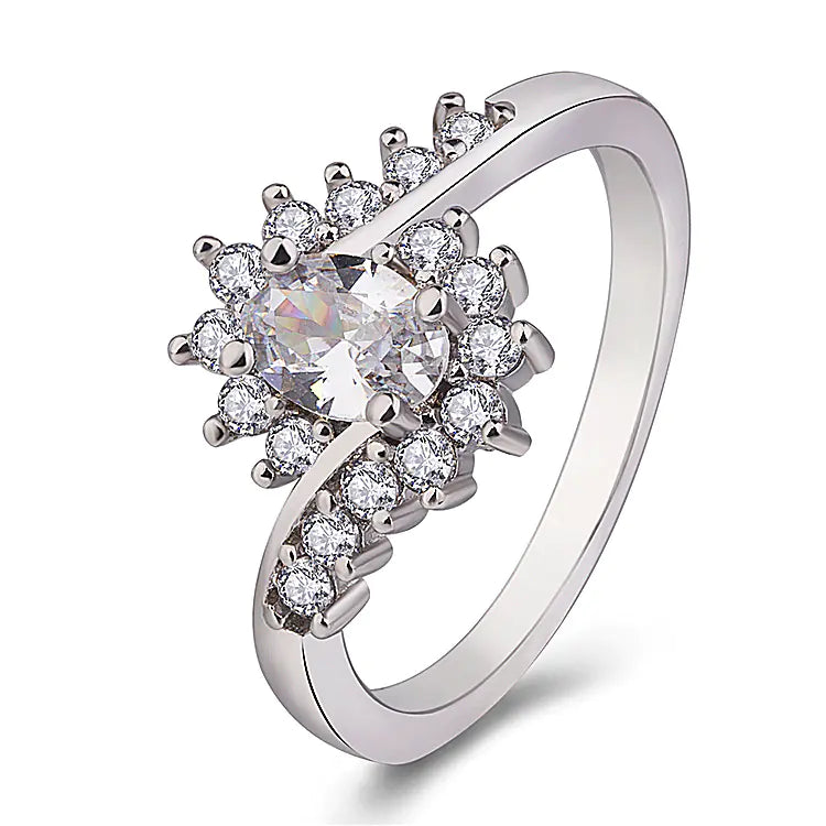 Elegant Oval Main Stone Ring