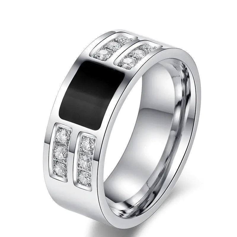 Men's Zircon Stone Ring