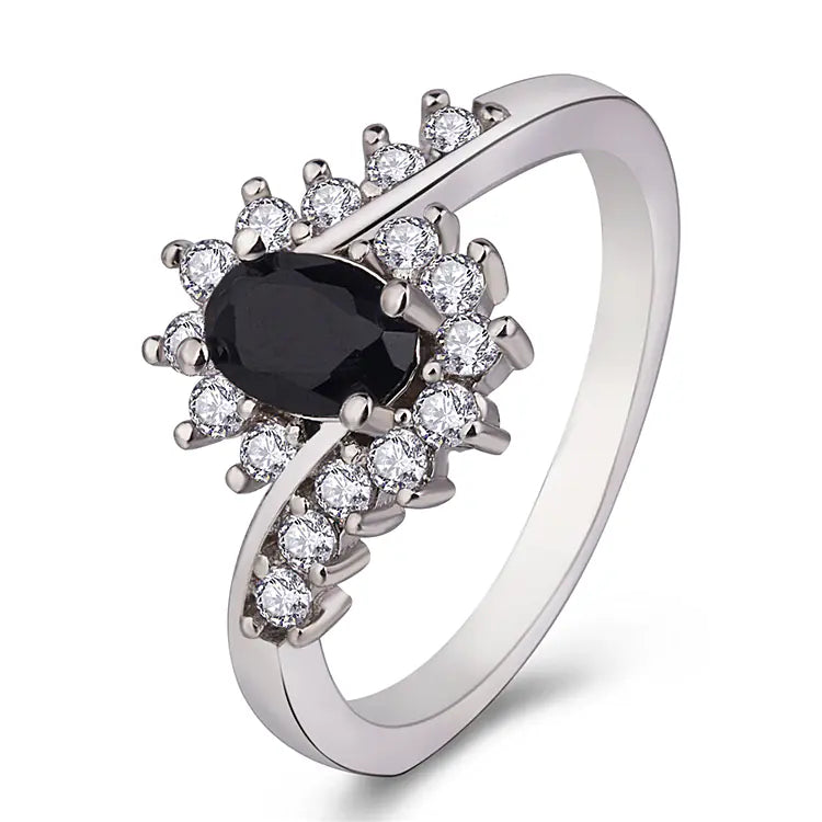 Elegant Oval Main Stone Ring